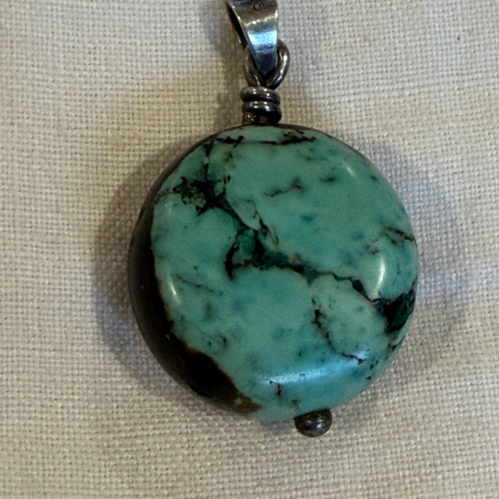Turquoise Sterling Silver Pendant